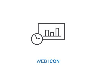 iş büyüyen grafik sunum simgesini