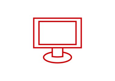 monitör web simgesi