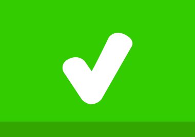 Onay işareti web simgesi