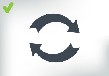 Oklar web simgesi olan daire 