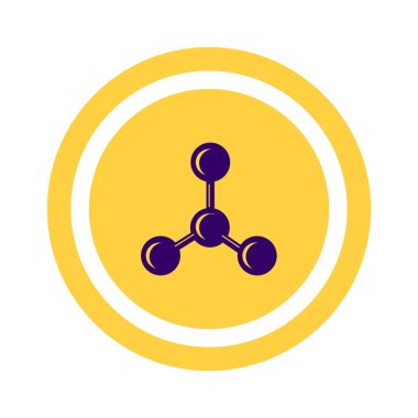 Moleküler bileşik web simgesi 