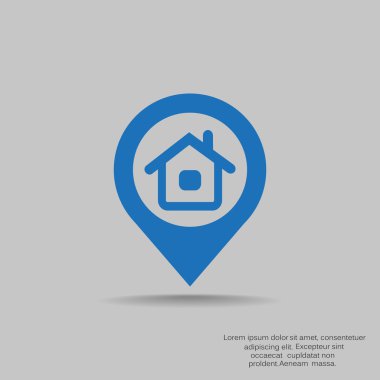 ev veya işaretçi web simgesi otelinin konumu