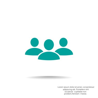 Grup insanların web simgesi