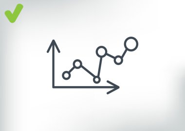 iş büyüyen grafik sunum simgesini