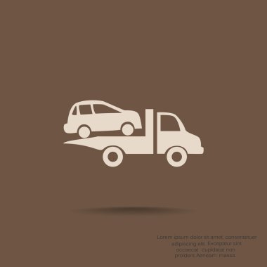 Araba tahliye web simgesi 
