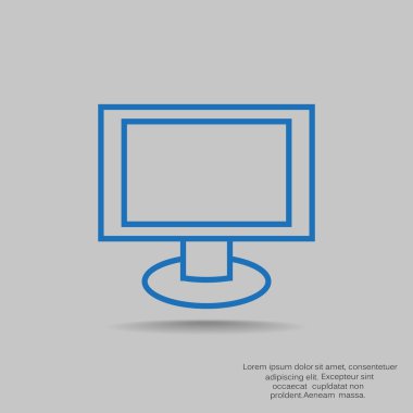 monitör web simgesi