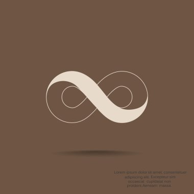 Sonsuzluk sembolü web simgesi 