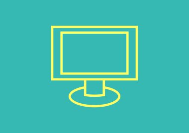 monitör web simgesi