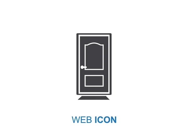 Ikony WWW zamknięte drzwi — Wektor stockowy
