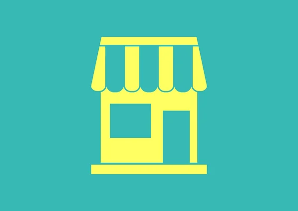 Tienda icono web — Vector de stock