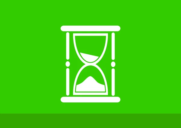 Reloj de arena icono web — Vector de stock