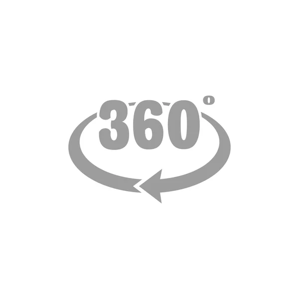 Rotação de 360 graus — Vetor de Stock