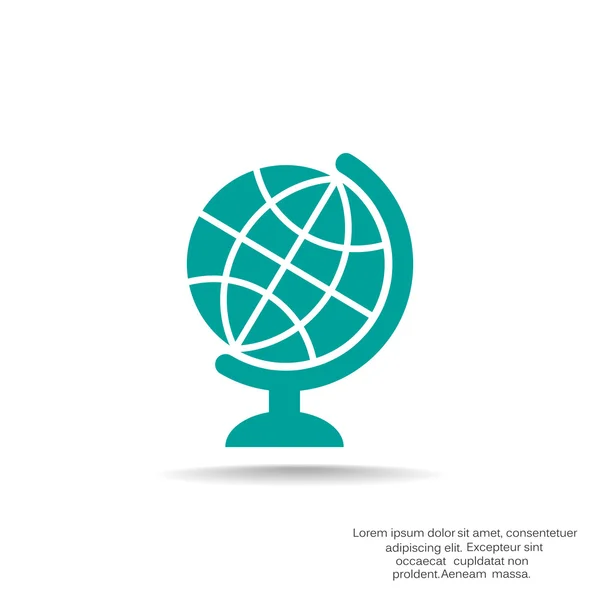 Globe web icon — Stock Vector