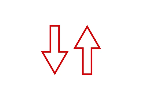 Frecce icona web — Vettoriale Stock