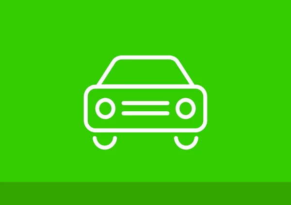 Icono web del coche — Vector de stock