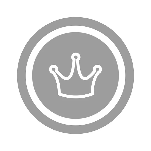 Crown web icon — Stock Vector