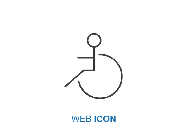 Значок "Disabled Web" — стоковый вектор