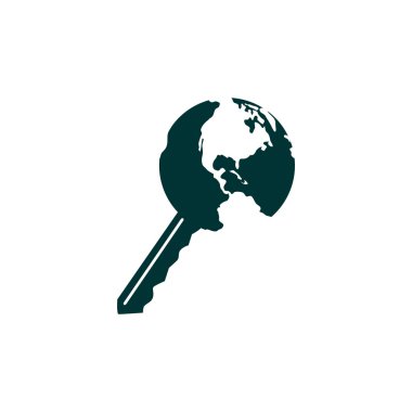 Dünya web simgesi anahtarı