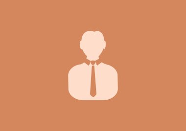İşadamı siluet web simgesi