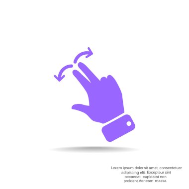 Dokunmatik ekran web simgesi