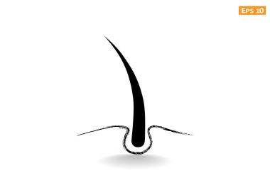 Sağlıklı saç web simgesi