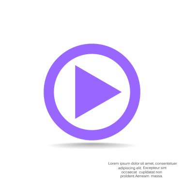 düğme web simgesi oynamak