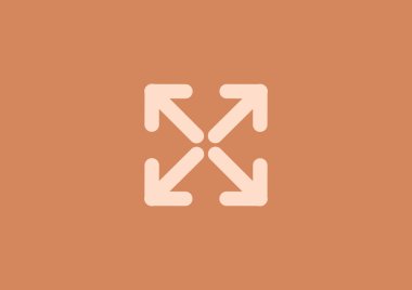 Kare simgesi dört ok