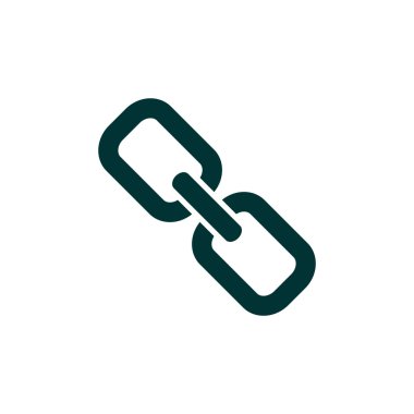 Zincir işareti iletişim web simgesi