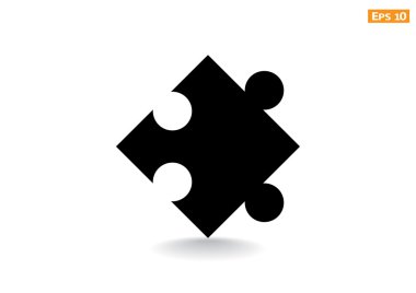 Bulmaca öğesi basit web simgesi