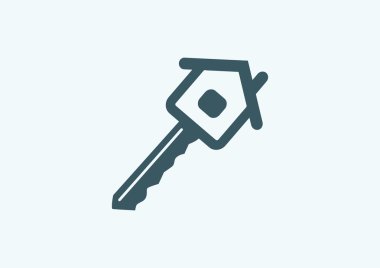 Ev anahtar web simgesi