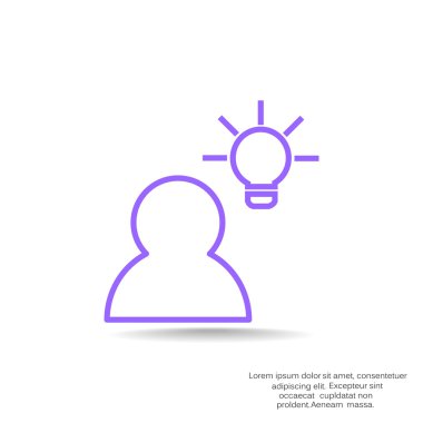 Kişi ve ışık işareti fikirler