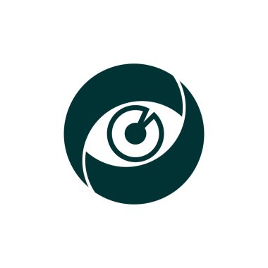 Objektif göz web simgesi