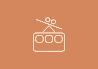 Füniküler demiryolu simgesi