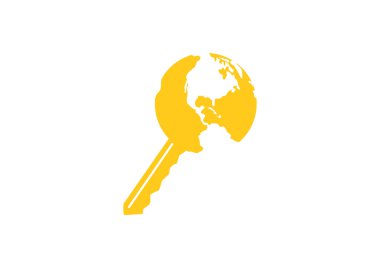 Dünya web simgesi anahtarı