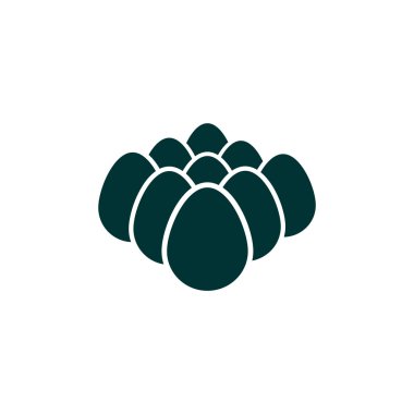 Tavuk yumurta basit web simgesi