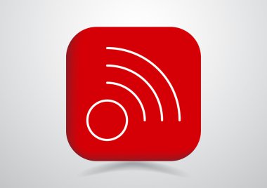 Kablosuz dalgalar web simgesi 