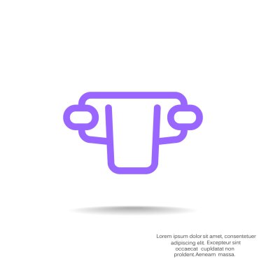 Basit bebek bezi web simgesi