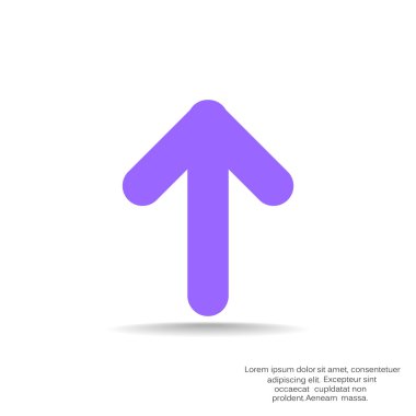 Ok yukarı Web simgesi