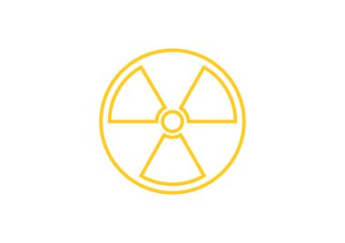 Radyasyon sembolü web simgesi