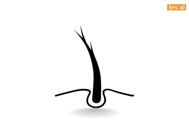 Sağlıklı saç web simgesi