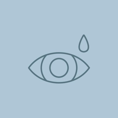 Basit simge göz damlası