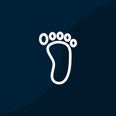 çıplak ayak simgesi