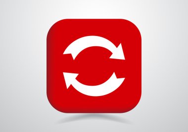 Oklar web simgesi olan daire