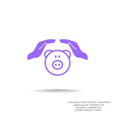 El simgesi ile Piggy banka