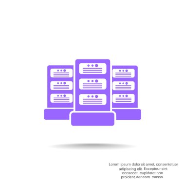 Veri sunucuları web simgesi