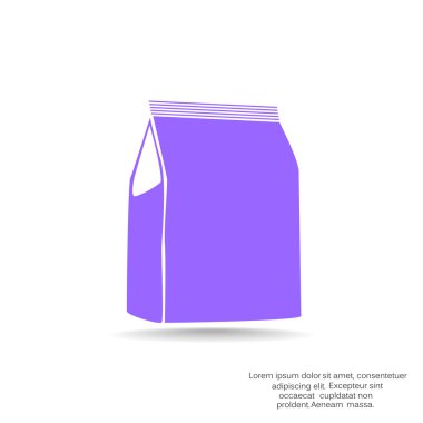 Kağıt ürün paketi web simgesi