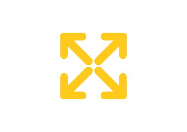 Kare simgesi dört ok