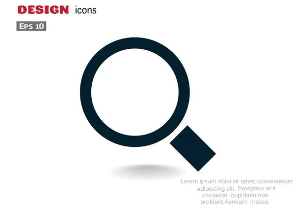 Buscar icono web — Archivo Imágenes Vectoriales