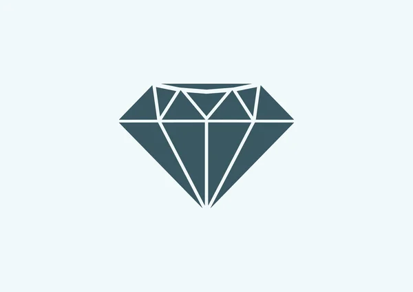 ダイヤモンド web アイコン — ストックベクタ