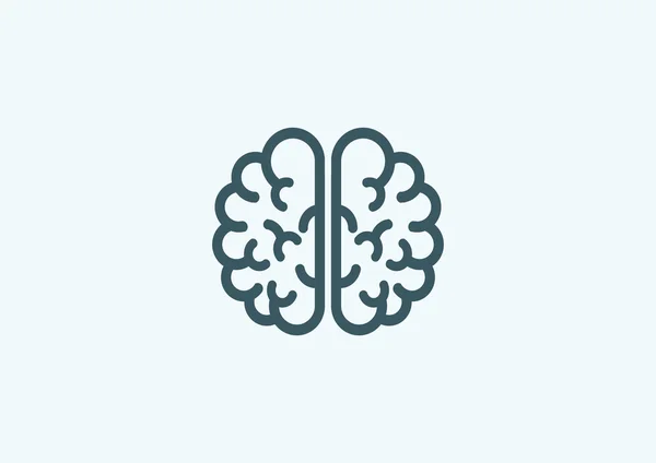 Ikony www ludzkiego mózgu — Wektor stockowy